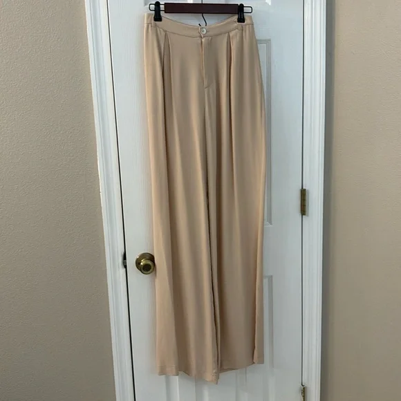 NWT ZARA viscose high waisted pants - Picture 1 of 9